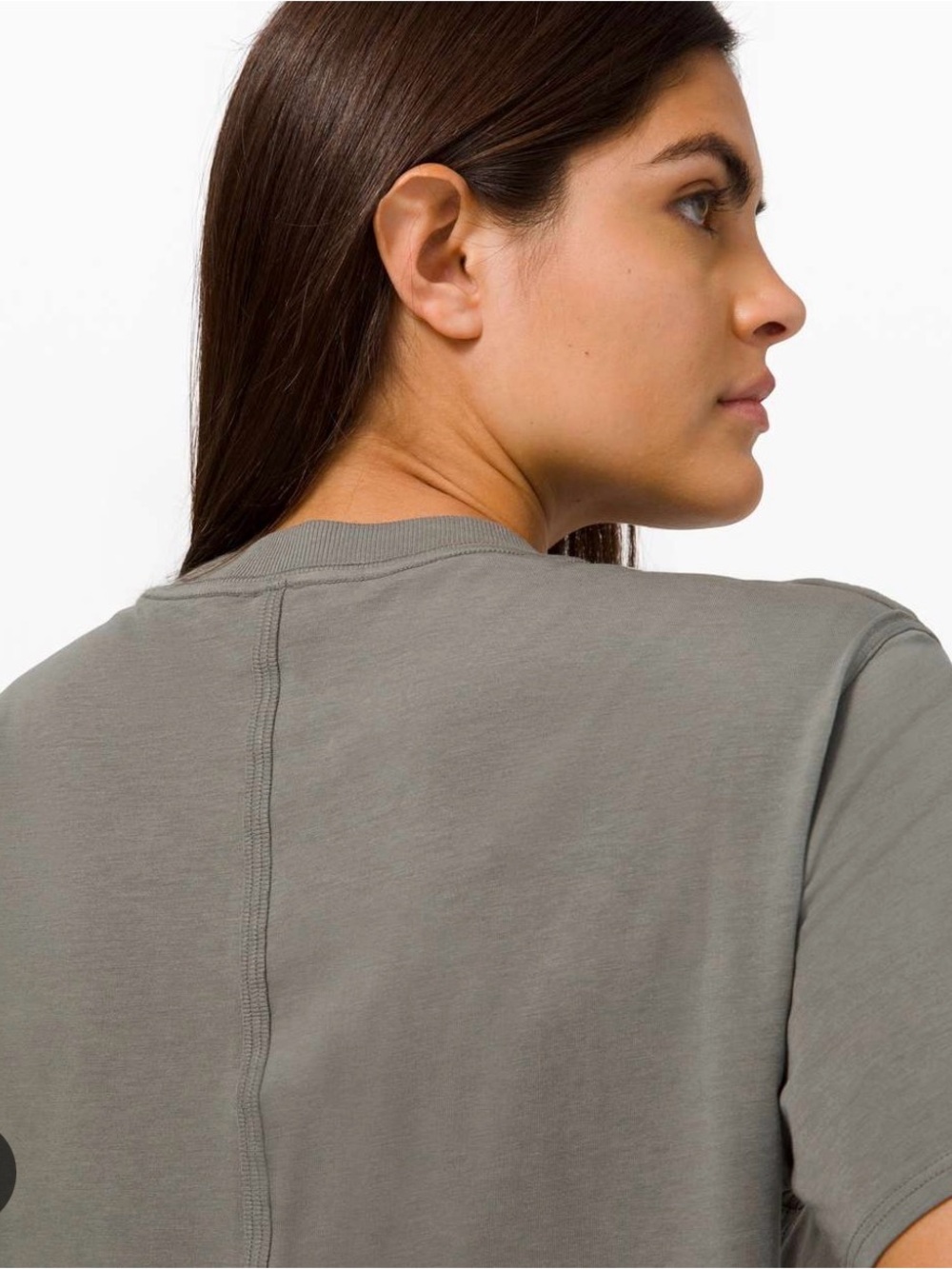 lululemon athletica all yours tee grey sage Crewneck Short Sleeve Tee